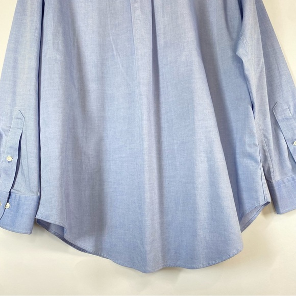 Lauren Ralph Lauren Button Down Shirt Size XL Light Blue Long Sleeve Non Iron - Picture 6 of 14